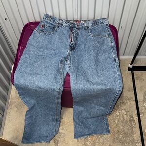 Women's Light Blue Relaxed Jeans